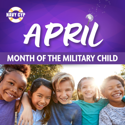 Month of the Military Child promotional graphic